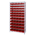 Quantum Storage Systems Shelf Bin Wire Shelving System WR12-106RD
